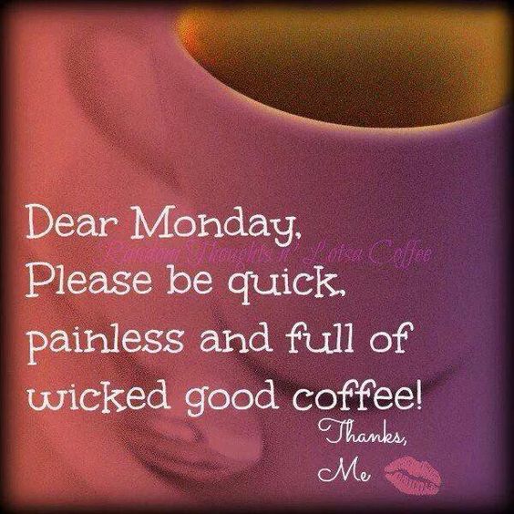 Monaper29's tweet photo. Hello Monday. #coffee #gotjava @johnmsweeney @javacrucianism @Qbonbon @SuspendedCofees @Hungarygirl https://t.co/on3LdXvGfF