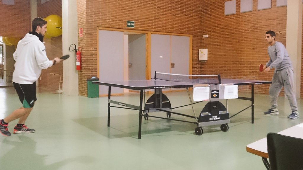 safd_ucv's tweet photo. Da comienzo el clasificatorio de tenis de mesa para el #cadu2016. En @UCV_es #godella https://t.co/uJnpPnVlZk