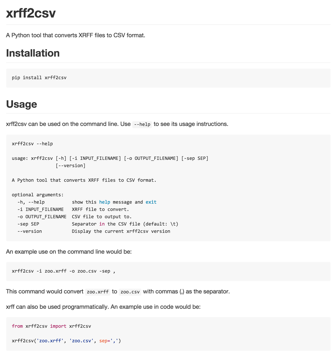 randal_olson's tweet photo. I wrote a simple #Python tool that converts XRFF files to CSV format.

On #GitHub: https://t.co/I6NrMjgBMm https://t.co/wc37p4yXV1
