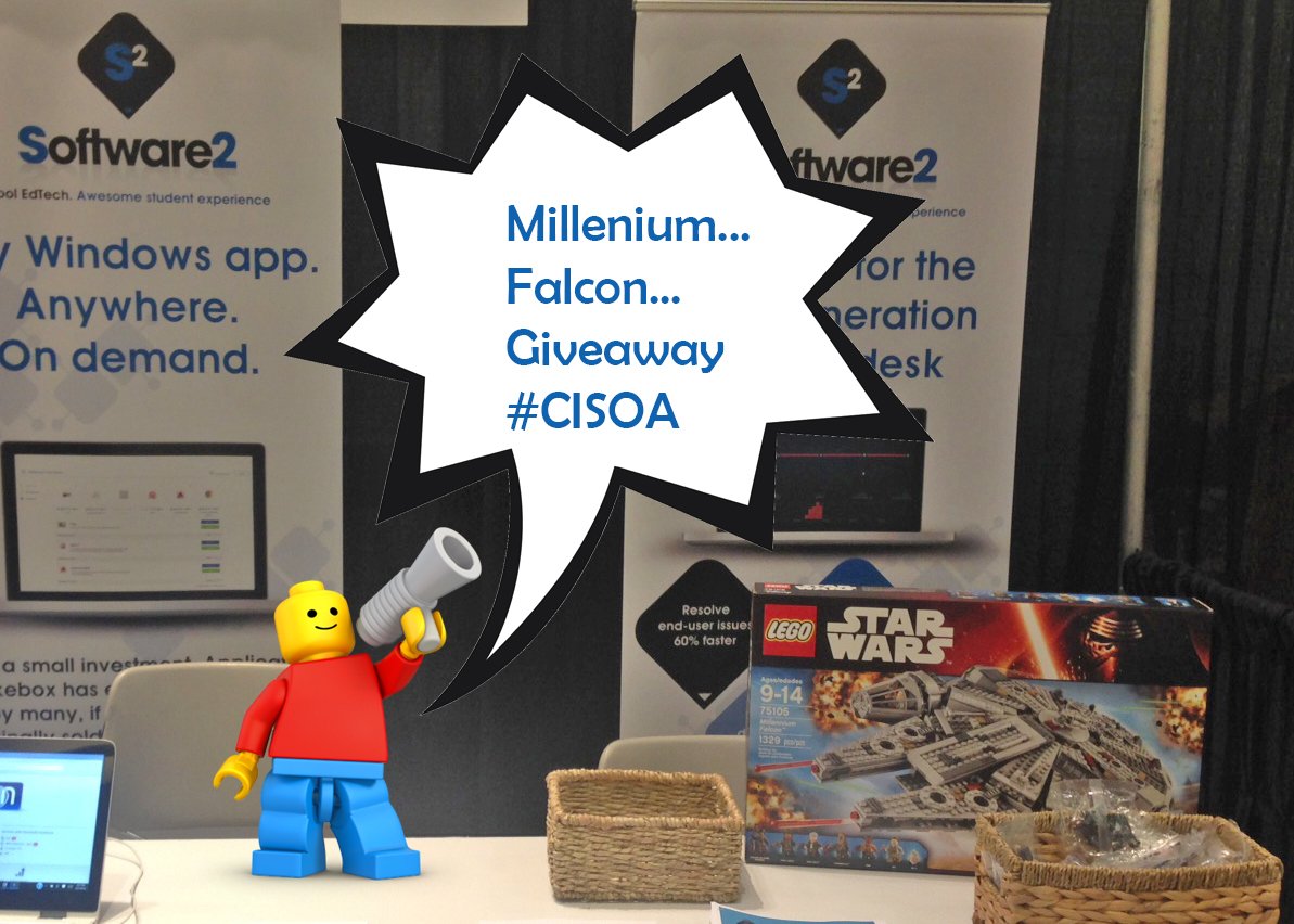 AppsAnywhere's tweet image. Who wants to win Christmas, well at least Easter? LEGO Millennium Falcon giveaway #CISOA