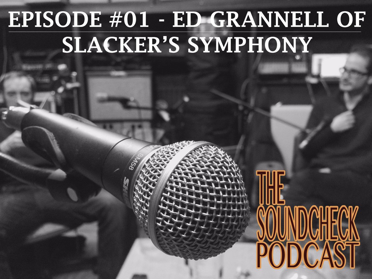 SoundcheckPod's tweet image. Episode 01 w/Ed Grannell of Slacker's Symphony coming later this week, you ready? #podcast #irish