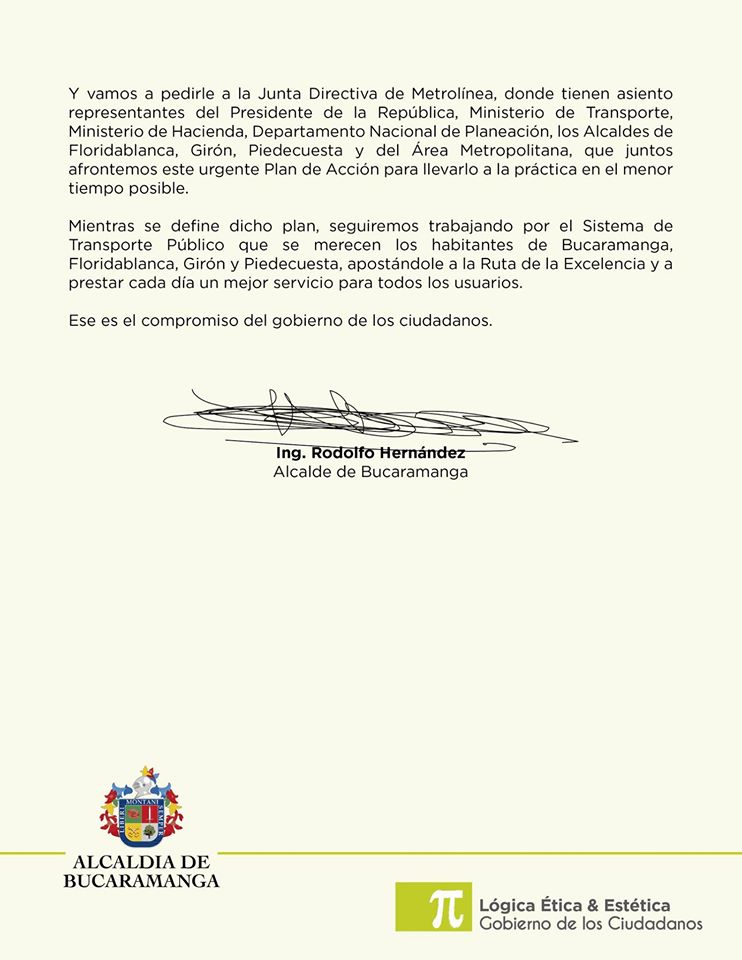 ¡Estrellaron <a href="/Metrolinea/">Metrolínea - SITME</a> con todos los bumangueses dentro!