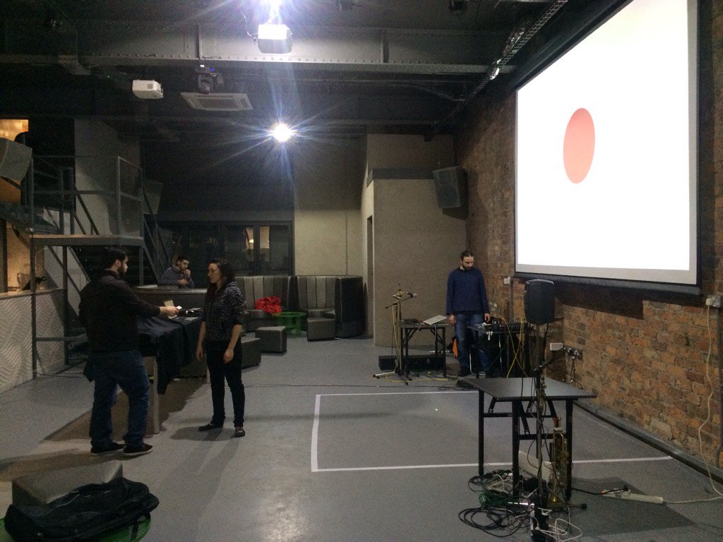 Test_Card_SMC's tweet photo. A few images from the sound check for tonight @Texturemcr #experiential #Sound #performance #Manchester https://t.co/QKhteFnUgC