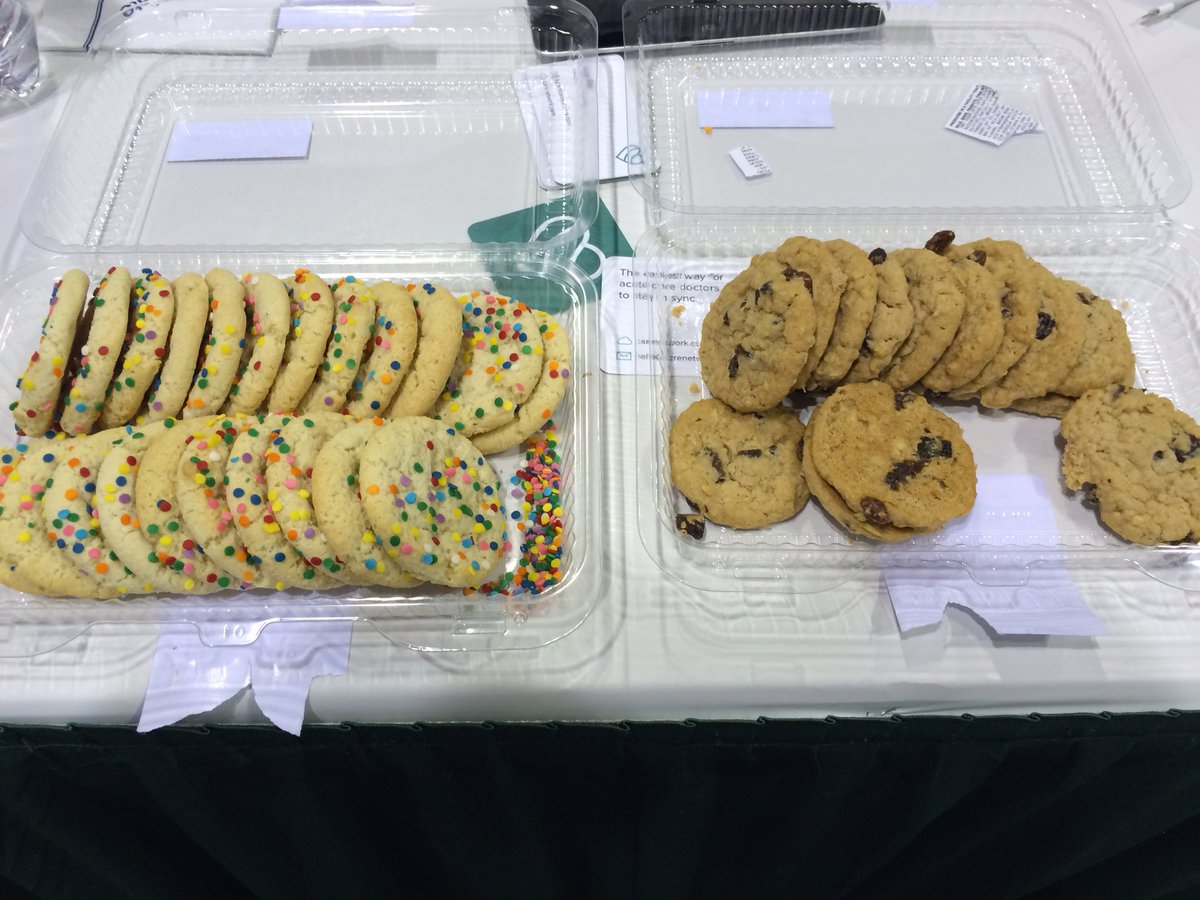 Sugar cookies not getting much love <a href="/SCCM/">SCCM</a> — stop by booth #619 to say hi and nab a snack! <a href="/carenetworkcom/">CareNetwork</a> #CCC45