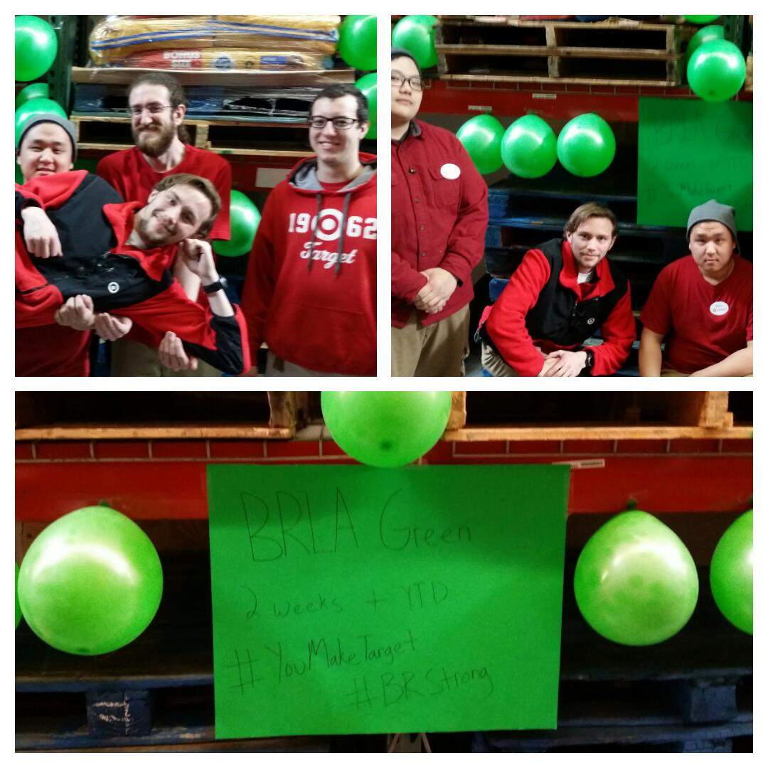 Zacknihart's tweet photo. BRLA green 2 weeks and YTD! Way to go BR team T1235! #YouMakeTarget @austintarget @TarynNeeser @porte211 @DayColton https://t.co/N1lnwmAyxX