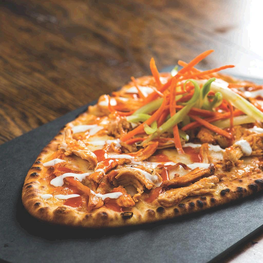 TopgolfColony's tweet image. We got some new tasty items on our menu to satisfy those taste buds! Try our #BuffaloChickenFlatbread today!