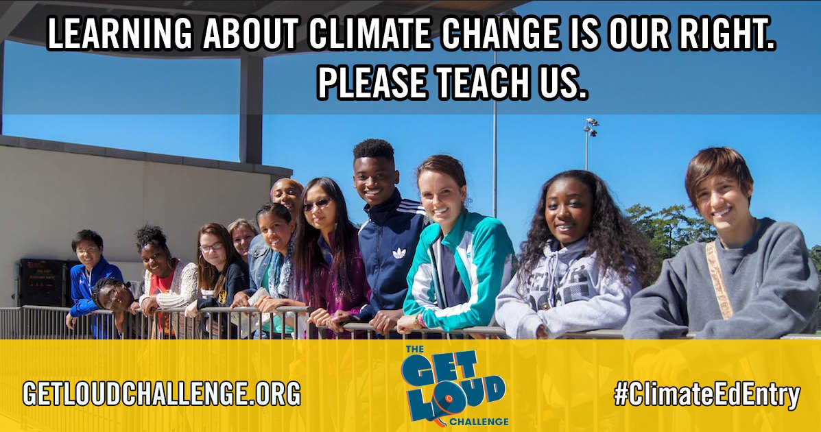Jon_Dizzle_D's tweet photo. Learning about #climate change is our right. #ClimateEdEntry @nytimes @deanbaquet @jswatz - https://t.co/zwt5HDaKyi https://t.co/AXKua3nYAK