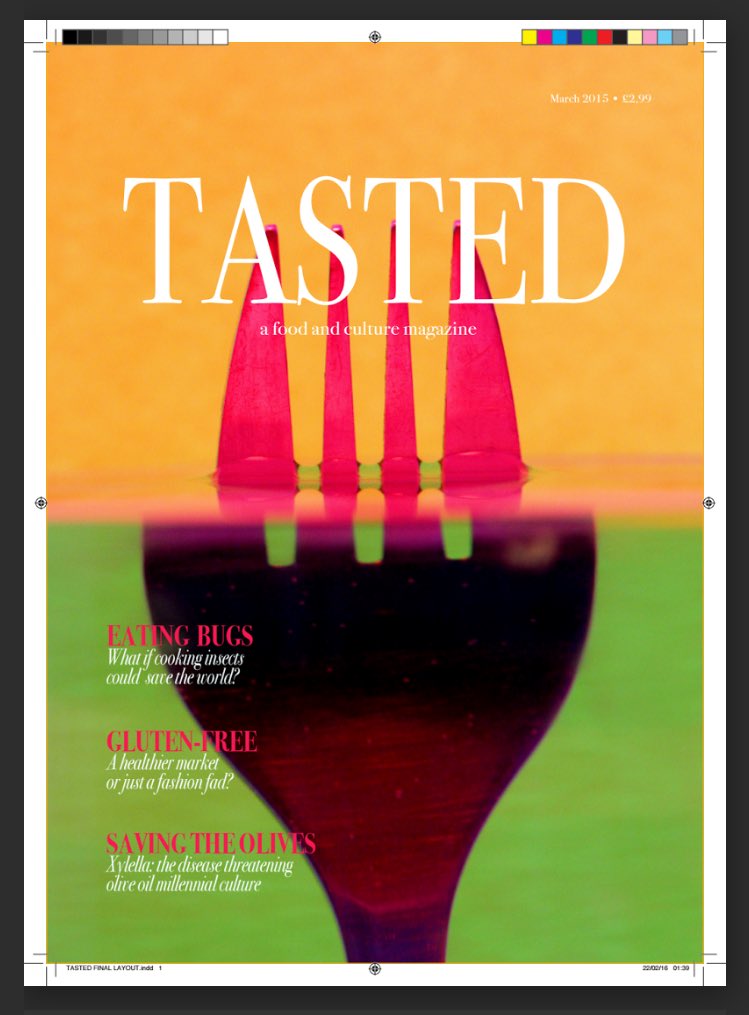 claudiaromeo22's tweet image. Final layout is ready, @TastedMagazine is soon to be become a reality. Can't wait to hold a copy in my hands!