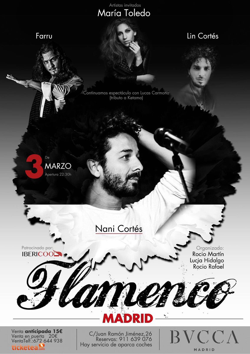Qué pedazo de cartel!
Amigos os espero en <a href="/buccamadrid/">Bucca Madrid</a> 
Día 3marzo! Cuento los dias😜