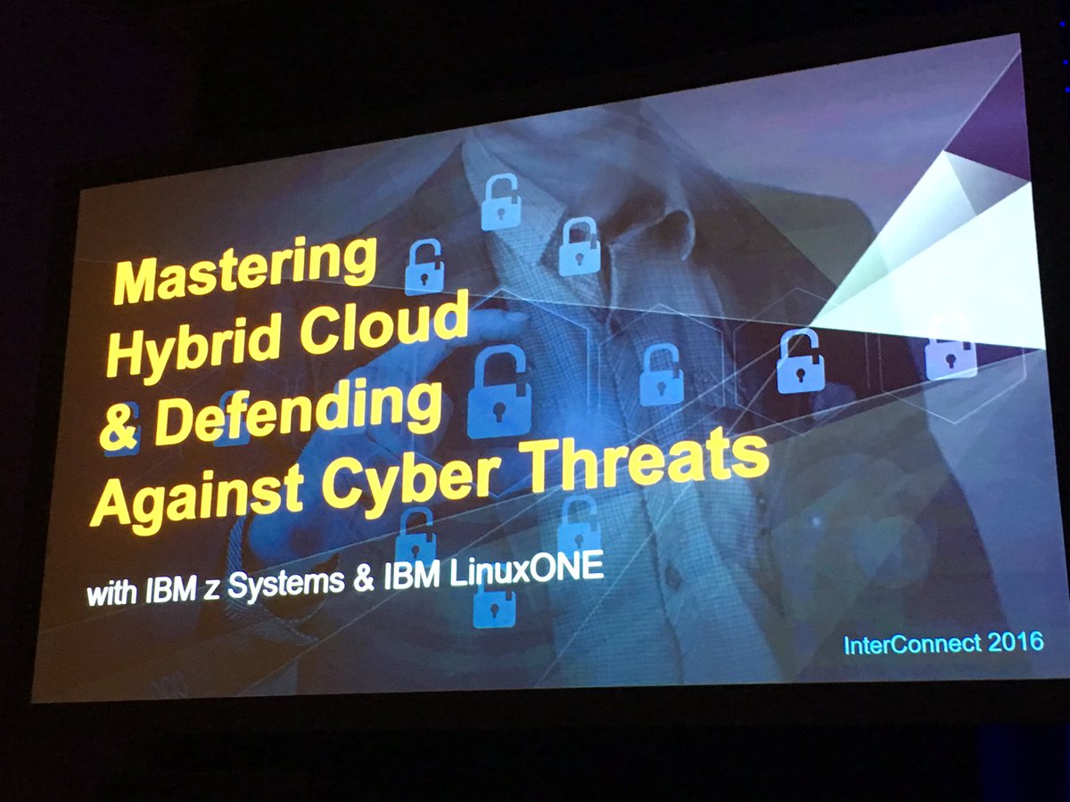 Not too late to join the #IBMz and #LinuxOne session in Mandalay Ballroom F. #IBMinterconnect #Security #hybridcloud