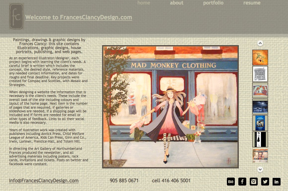 FrancesClancy's tweet photo. My Latest Project:  Newly completed update https://t.co/IoFu1FpT27 #newwebsite #newsitelaunch #illustrationdesign https://t.co/ueGTuM49uV
