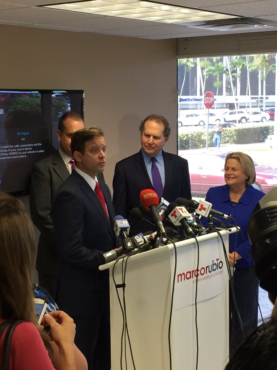 JasonWIOD's tweet image. South Fl. Cogressional GOP leaders @RosLehtinen @MarioDB Carlos Curbelo and @LopezCantera endorse @marcorubio