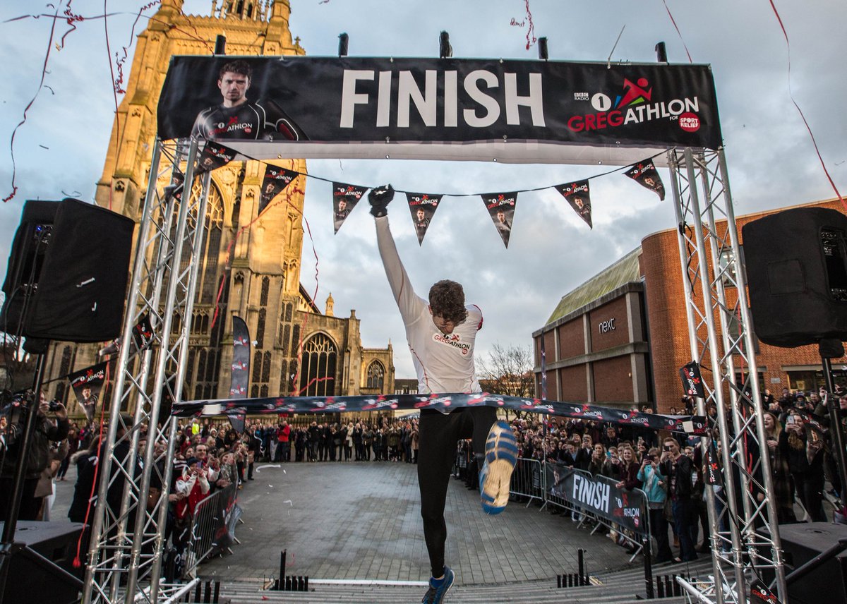 He's only gone and done it! <a href="/gregjames/">Greg James</a> has officially raised over *£1 MILLION* for <a href="/sportrelief/">Sport Relief</a>