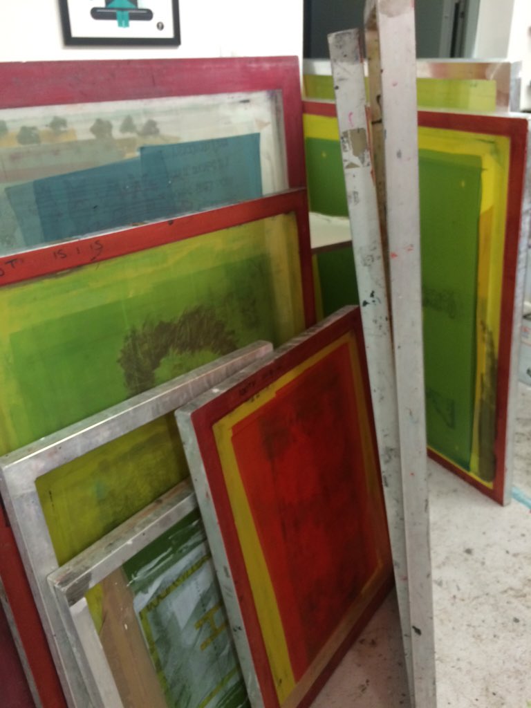 Getting screens ready for the 48hr stretch and return service from <a href="/screenstretch/">Screenstretch Ltd</a> going to make the old new!!