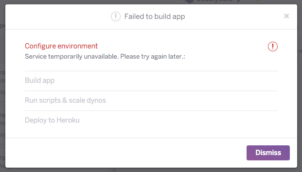 gkbonetti's tweet photo. @herokustatus I'm having problems when creating Review Apps. What should I do? https://t.co/VXcXUoba9x