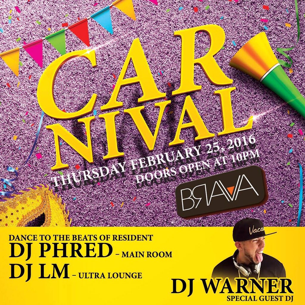 LogicGroupPR's tweet photo. Que clase de Party este jueves en Brava! Mardigras + Banditas Gratis + Tragos 2x1 + Shots Gratis + DJ Warner 😎🍺🎉🍻😎 https://t.co/le3B6ExILY