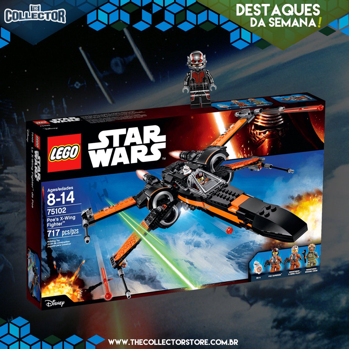 Já imaginou se o Homem-Formiga decidisse pilotar uma Nave X-Wing um dia só por diversão? 🐜🚀 #breaktherules