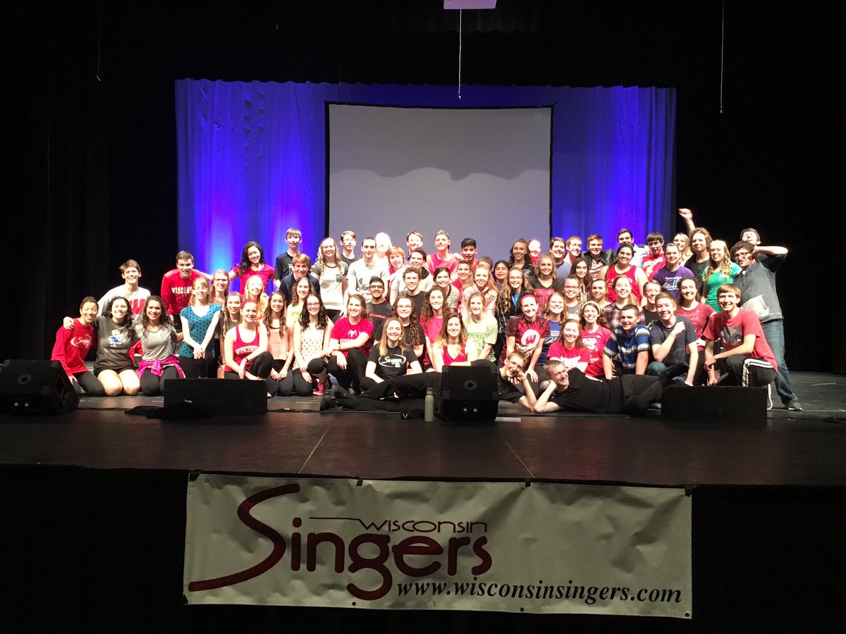 WiscSingers's tweet photo. What a finish to the #3ShowWeekend! We had a great time at Watertown HS yesterday! Thanks for everything! https://t.co/n3F4sBI3ZX