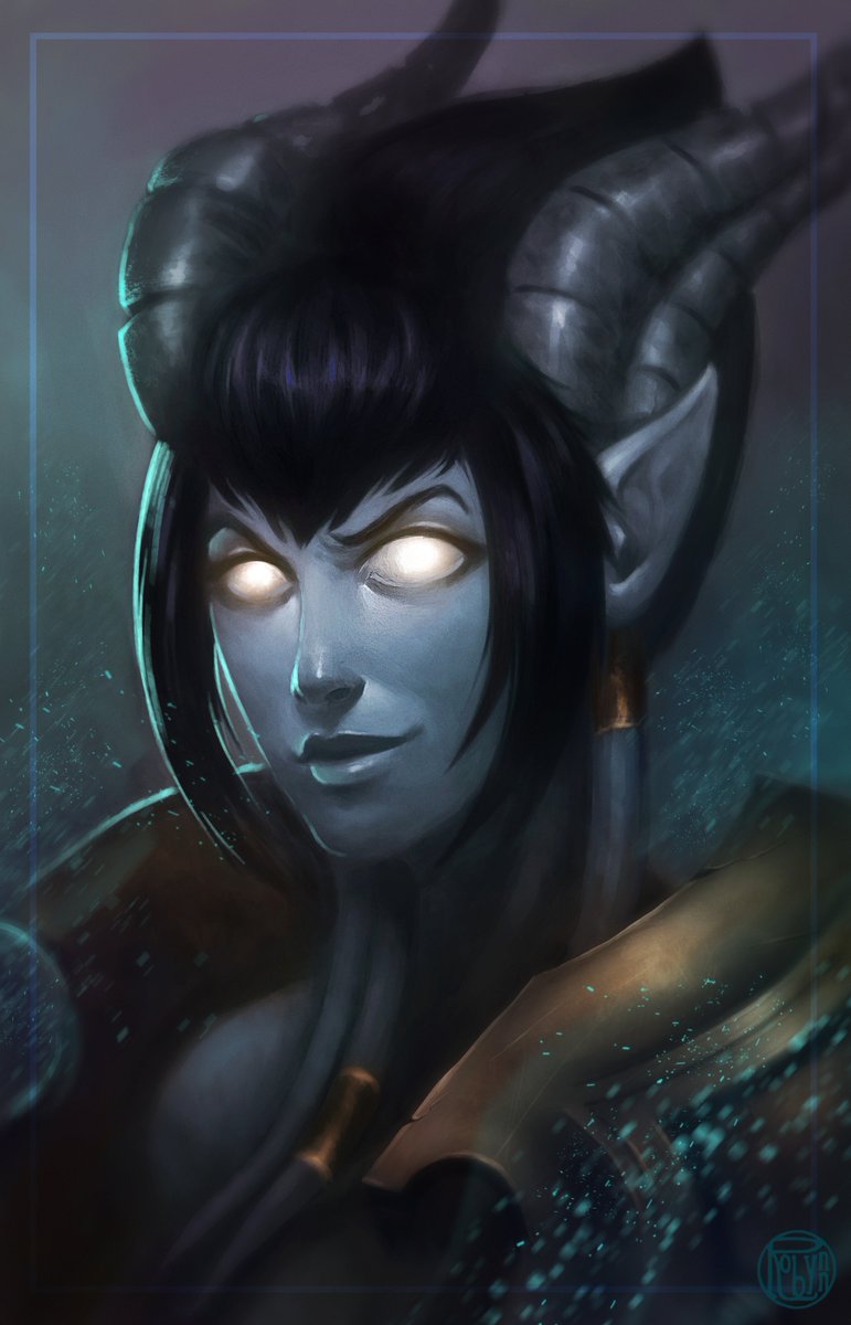 Aimgika's tweet photo. Mjik, ma draenei shadow priest by Robynn. <3 #WorldofWarcraft #Draenei #Auchenai #Shadow #VoidMagic #Naaru https://t.co/yhZ14IrI29