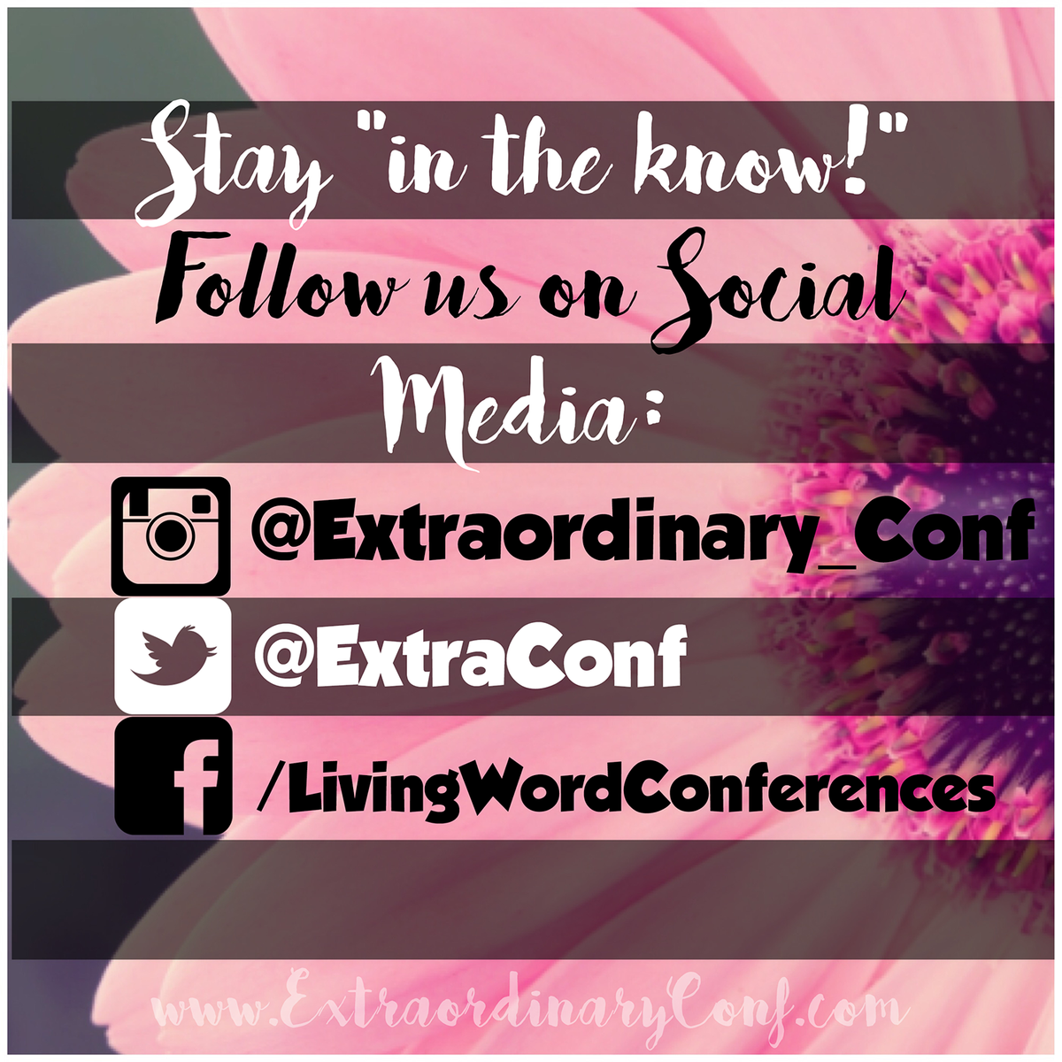 SistersGNO's tweet photo. Stay up to date on all the latest Extraordinary Conference info. Follow us on our other accounts. https://t.co/RVPL79fcMR