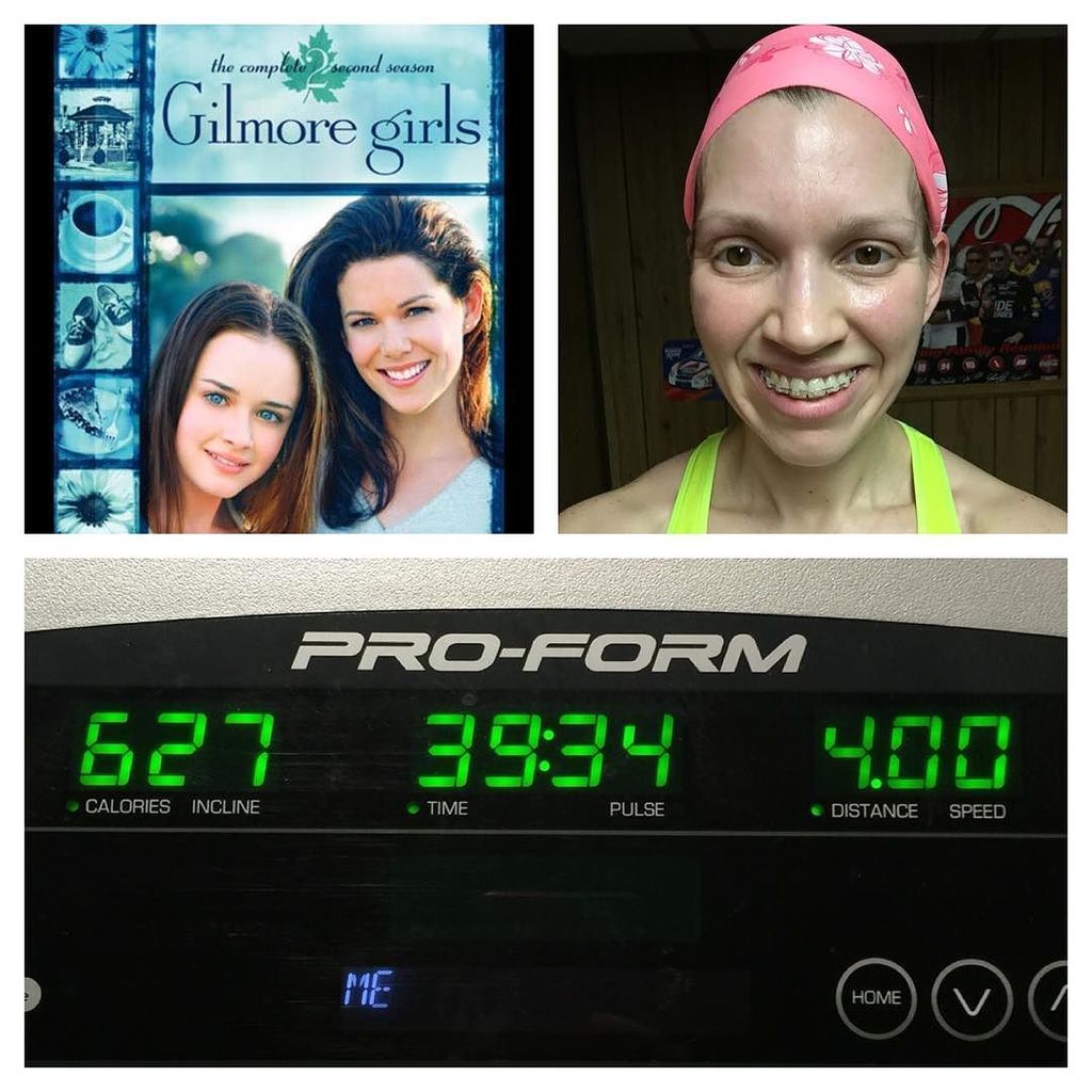erinmajor's tweet photo. Today's run was powered by Gilmore Girls! 😂 Decided to watch it on my iPad through the #Ne… https://t.co/YtBv2KSTT1 https://t.co/uAjL540kMp