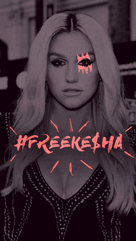 MTV's tweet image. We stand with @KeshaRose: on.mtv.com/21lyXhq 💜 #FreeKesha