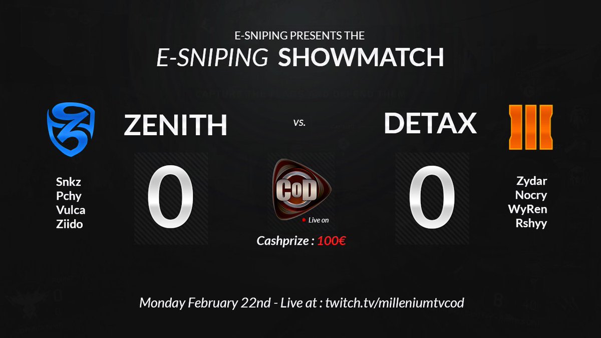 eSnipingHome's tweet photo. It's time ! #eSShowmatch https://t.co/GHmyMiZ0wN https://t.co/6KzPgGi04X