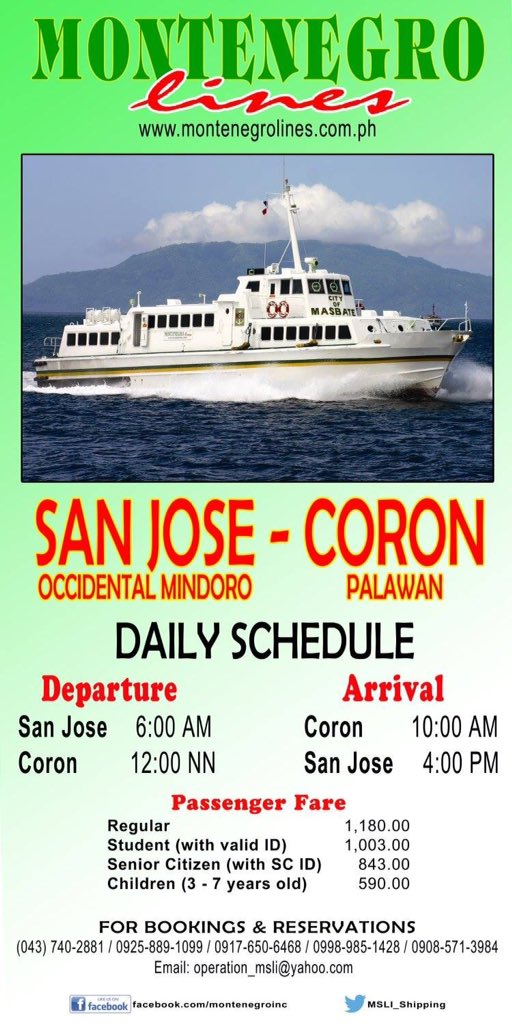 MSLI_Shipping's tweet photo. Starting March 15, 2016 🛳🛳🛳 @PalPpo @piacalabarzon @PIAalerts @BatangasPIA #MSLI #CORON #SANJOSE #palawan https://t.co/WU0YO4qNCB