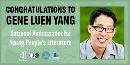 FierceReads's tweet image. Congratulations to @geneluenyang on being named the new National Ambassador for Young People's Literature!