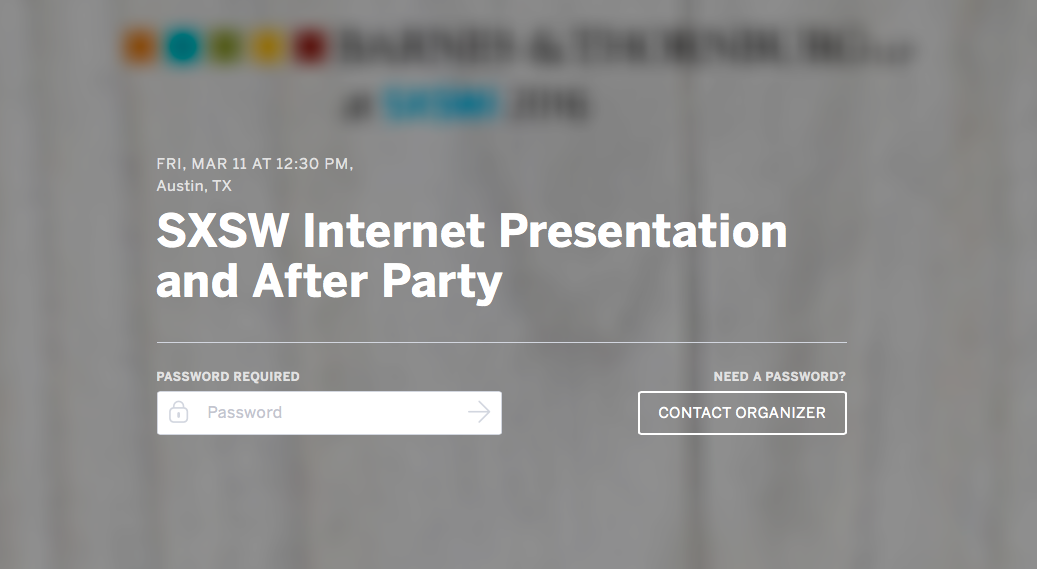 RSVPATX's tweet photo. RSVP for: SXSW Internet Presentation and Afterparty https://t.co/GtEzIXYHpy #SXSW #RSVP #UnofficialSXSWGuide https://t.co/Nwa22b56Yw