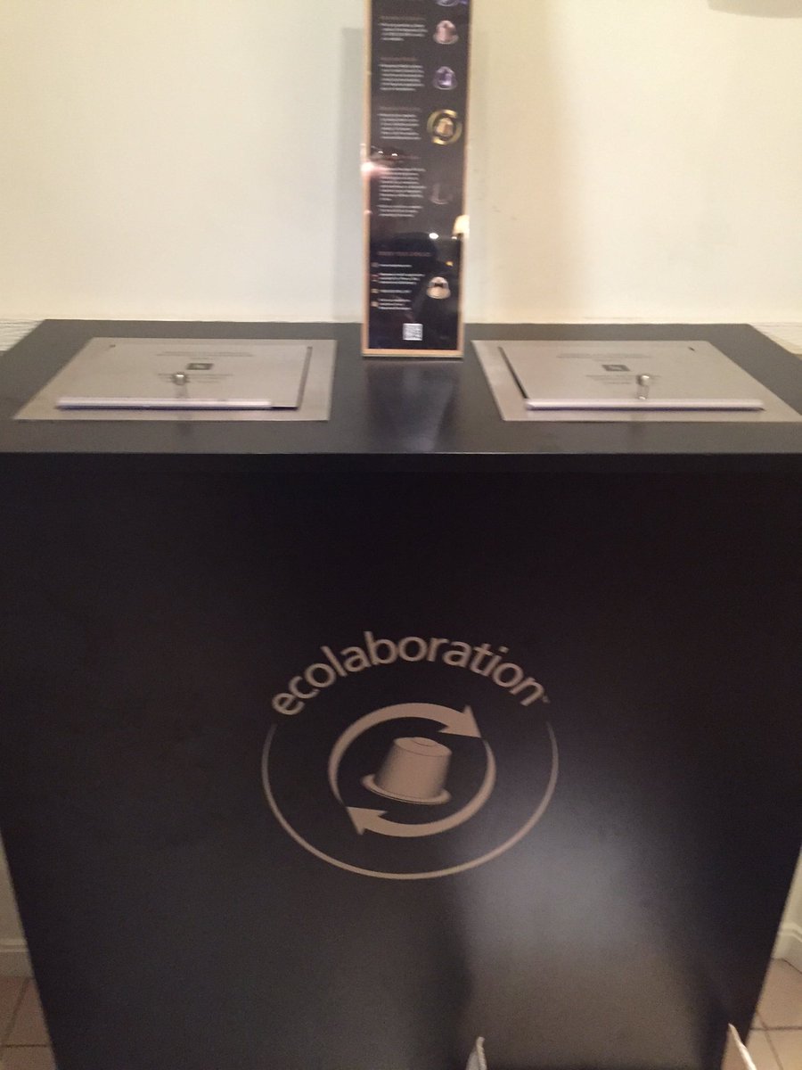 rebeccacoleman's tweet photo. I love that I can recycle my @Nespresso pods @hudsonsbay. #ecollaboration https://t.co/Wh0yyP9XXF