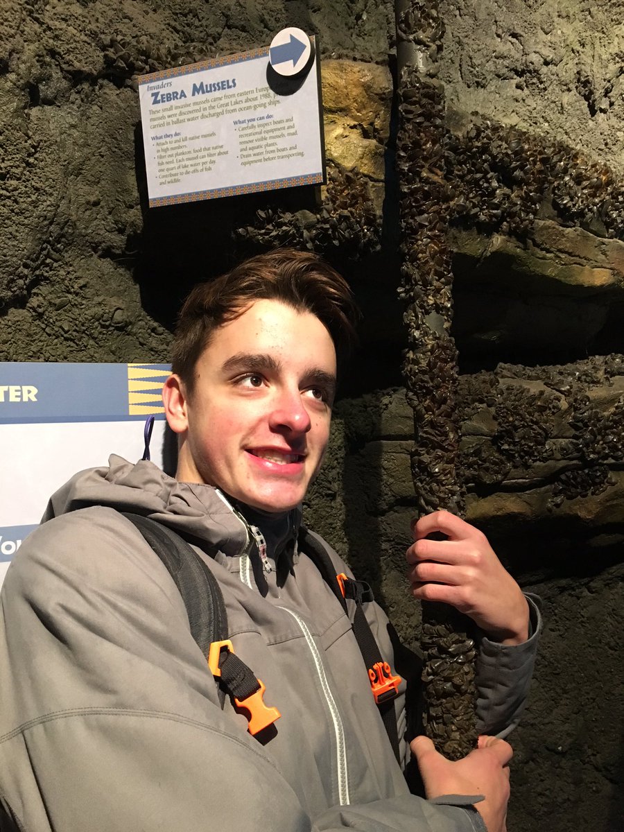 graener12's tweet photo. #EPTPush I learned that zebra mussels are an invasive species https://t.co/V4GyH0eVnj