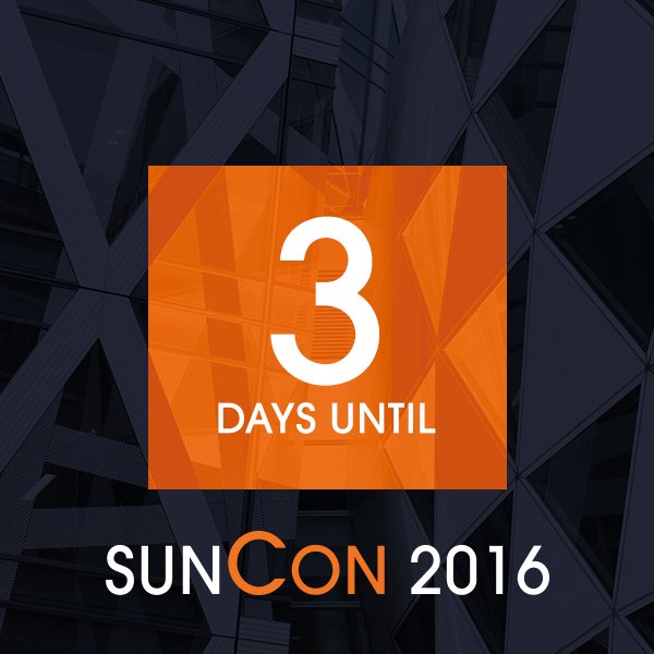 SunConFlorida's tweet photo. Just 3 days away from SunCon 2016! #SunConFL https://t.co/0kOWjmT905