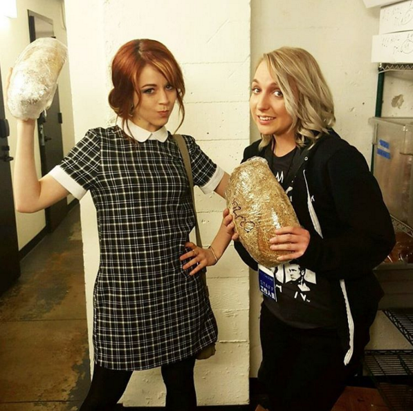 LindseyStirling's tweet photo. #breadsup reunion https://t.co/T0UXA3lULb