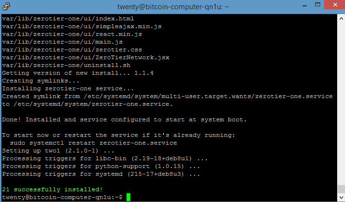 brettarussell's tweet photo. Under 15 minutes from sealed box to updated @21 - Now lets JOIN 21MARKET #bitcoin #21bitcoincomputer #M2M https://t.co/FjxfNMZlXc