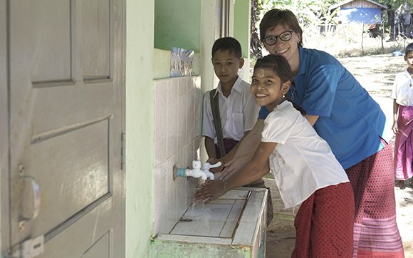UN_Water's tweet photo. “access to safe water is always on top of t priority list" Anne-Cecile, @UNICEFwater
Share your #WaterIs work-selfie https://t.co/F3U6WzAvrE