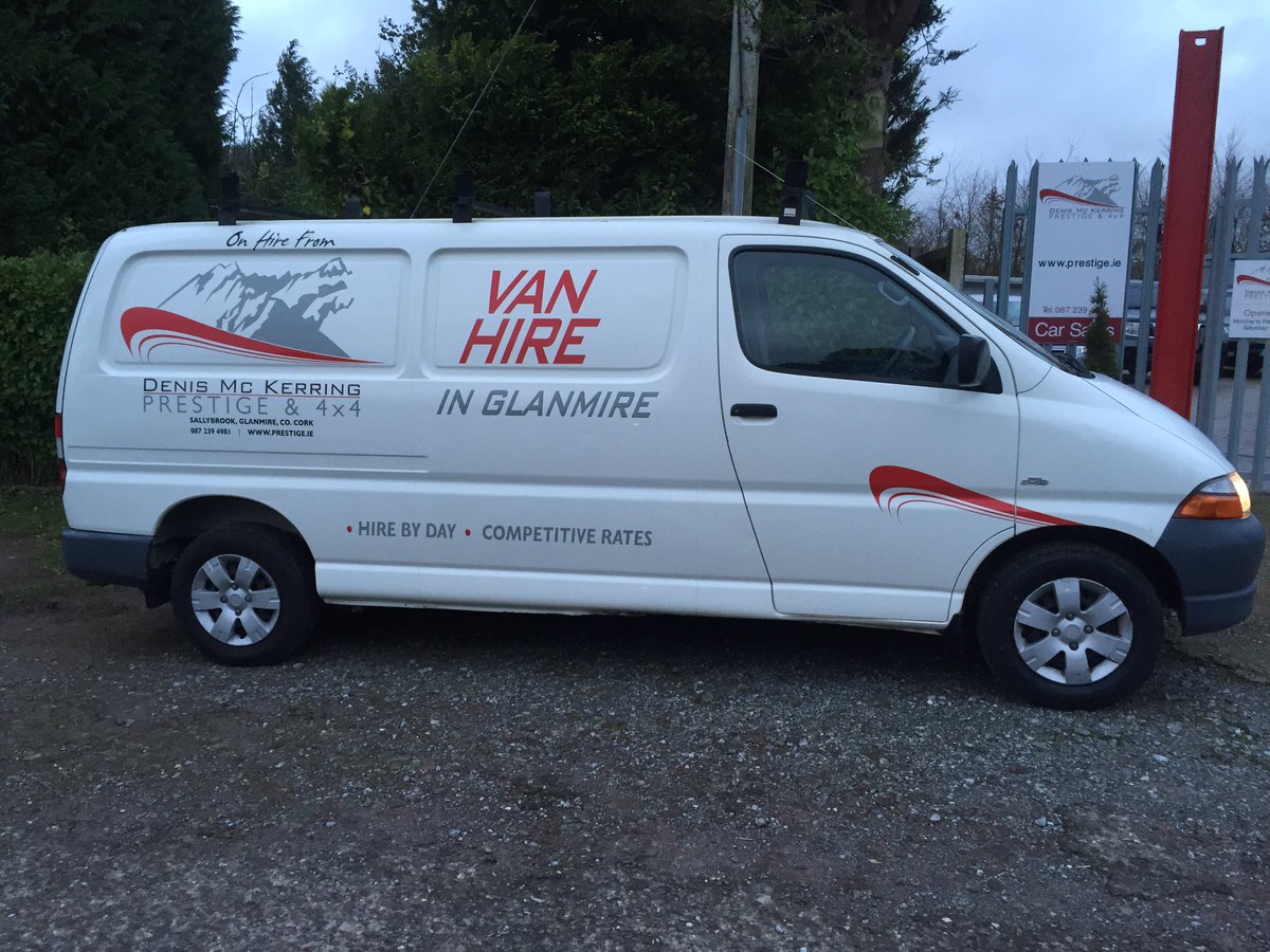 Van Hire In Glanmire!!! €50 per day. Call Denis McKerring 087 2394981