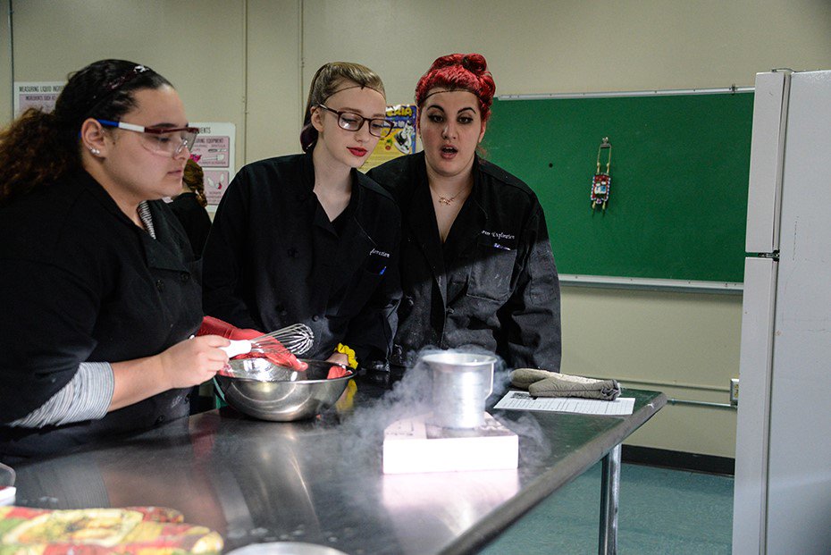 JenniferLLeip's tweet photo. The Science of Ice Cream Lab @BTCareerTechED; part of an integrated unit about Typhoid Mary #ScienceInCTE https://t.co/tFOl4jxOJl