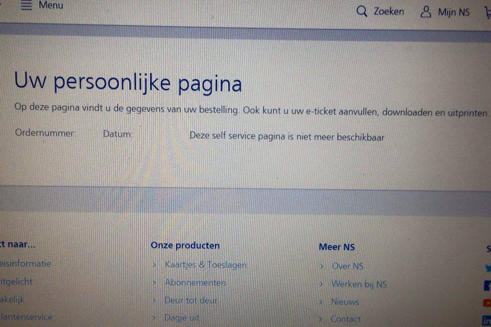 KusjeRenatee's tweet photo. @NS_online  Hallo,ik heb een retourkaartje voor morgen gekocht. nu staat er als ik hem wil uitprinten dit.  
Renate https://t.co/URzivsUT9N
