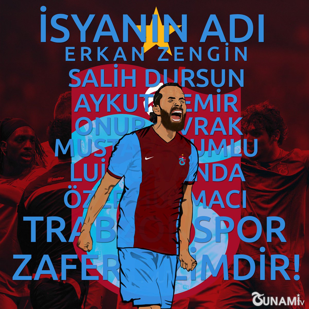 tsunamiteve's tweet photo. İsyanın adı Trabzonspor! #RedCardBigGoal https://t.co/mpSfwQV5Rk