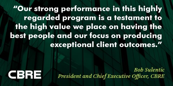 CBRE ranked among <a href="/FortuneMagazine/">FORTUNE</a>'s most admired companies for fourth consecutive year bit.ly/1QWbpZ3