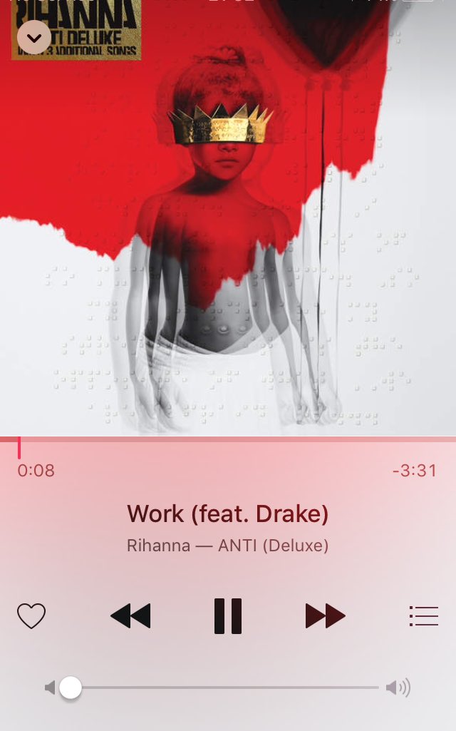 I have literally fallen in love with this album 👌👌😍😍 #perfect <a href="/rihanna/">Rihanna</a>