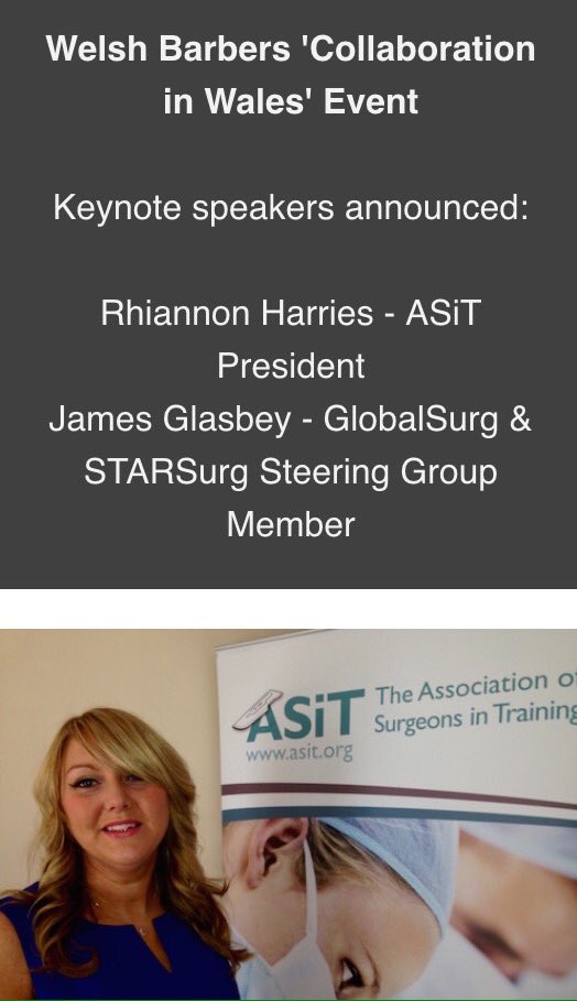 welshbarbers's tweet photo. Keynote Speakers announced: @rhiharries &amp; @jamesglasbey. 11th March - Put it in your diary! https://t.co/FuJXEw07at https://t.co/9QQBfVmUkI