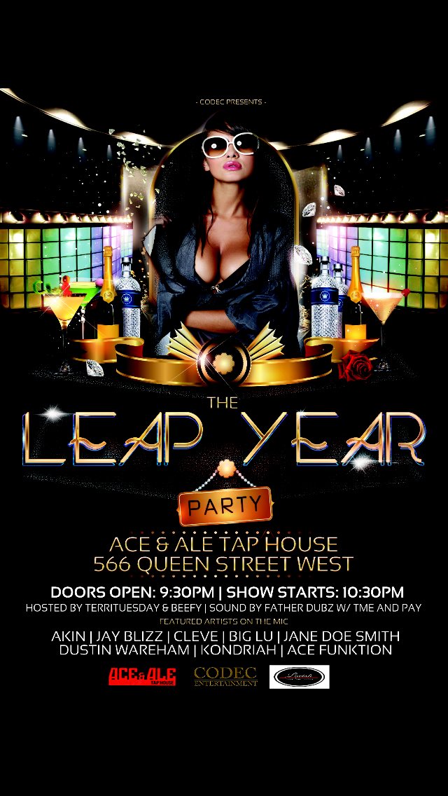 Father_Dubz's tweet photo. Inside @AceandAle Friday February 26th/ 2016. The Leap Year Party https://t.co/88YLBLCLNE