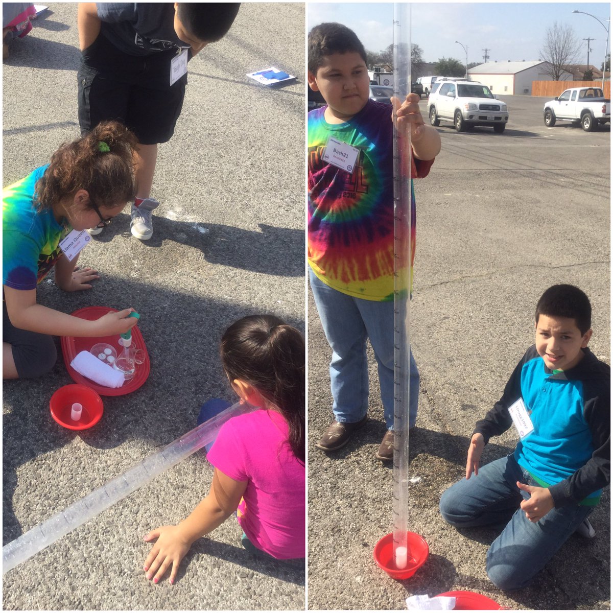 STARBASEAustin's tweet photo. 5th graders at #GilbertElementary determine if increasing the amount of fuel affects the vertical launch height. https://t.co/PqWid03hoo