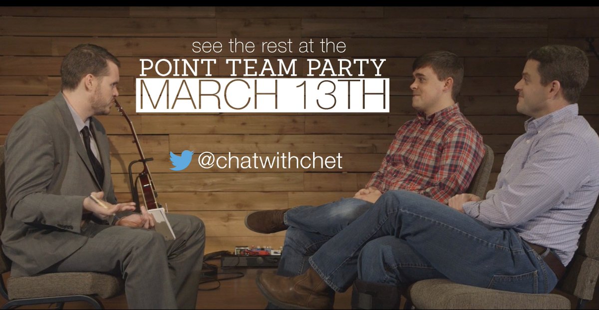 chatwithchet's tweet photo. Apparently @kylereno and @wsethprice think #ChetChat is a joke. They kept laughing during our interview. #VIP16 https://t.co/kAS2NPEQUi