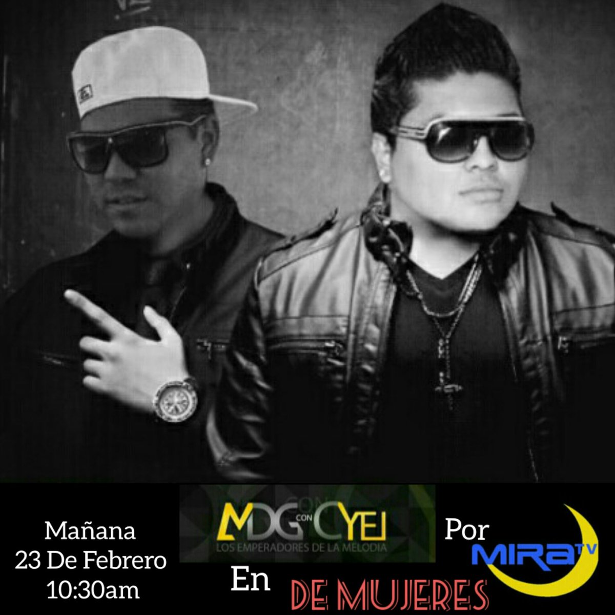 ManuMdgMusic's tweet photo. ¡ATENCIÓN! 📢

Mañana @MdgConCyei visitando Los #AltosMirandinos, estaremos llevando #TuAmor🎤🎧 a @demujeresmiratv 👀 https://t.co/GmT6zr1MvP