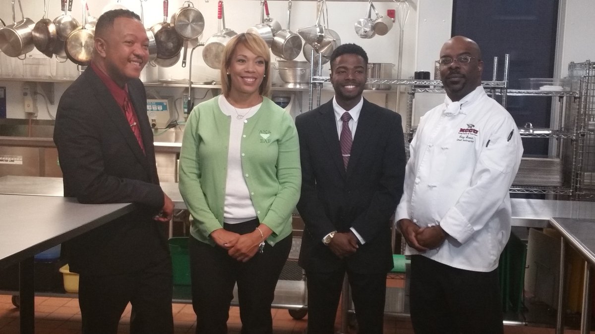 HospitalityNccu's tweet photo. NCCU Hospitality Majors James Kingston &amp; Deandre James, recipients of the AKA Alice L Marriott Scholarship for 2015 https://t.co/2ZAlj6A1XE