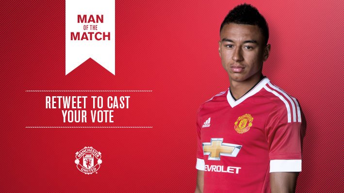 ManUtd's tweet photo. Retweet to vote Jesse Lingard tonight's Man of the Match v Shrewsbury. #mufc https://t.co/yXCm2249w2