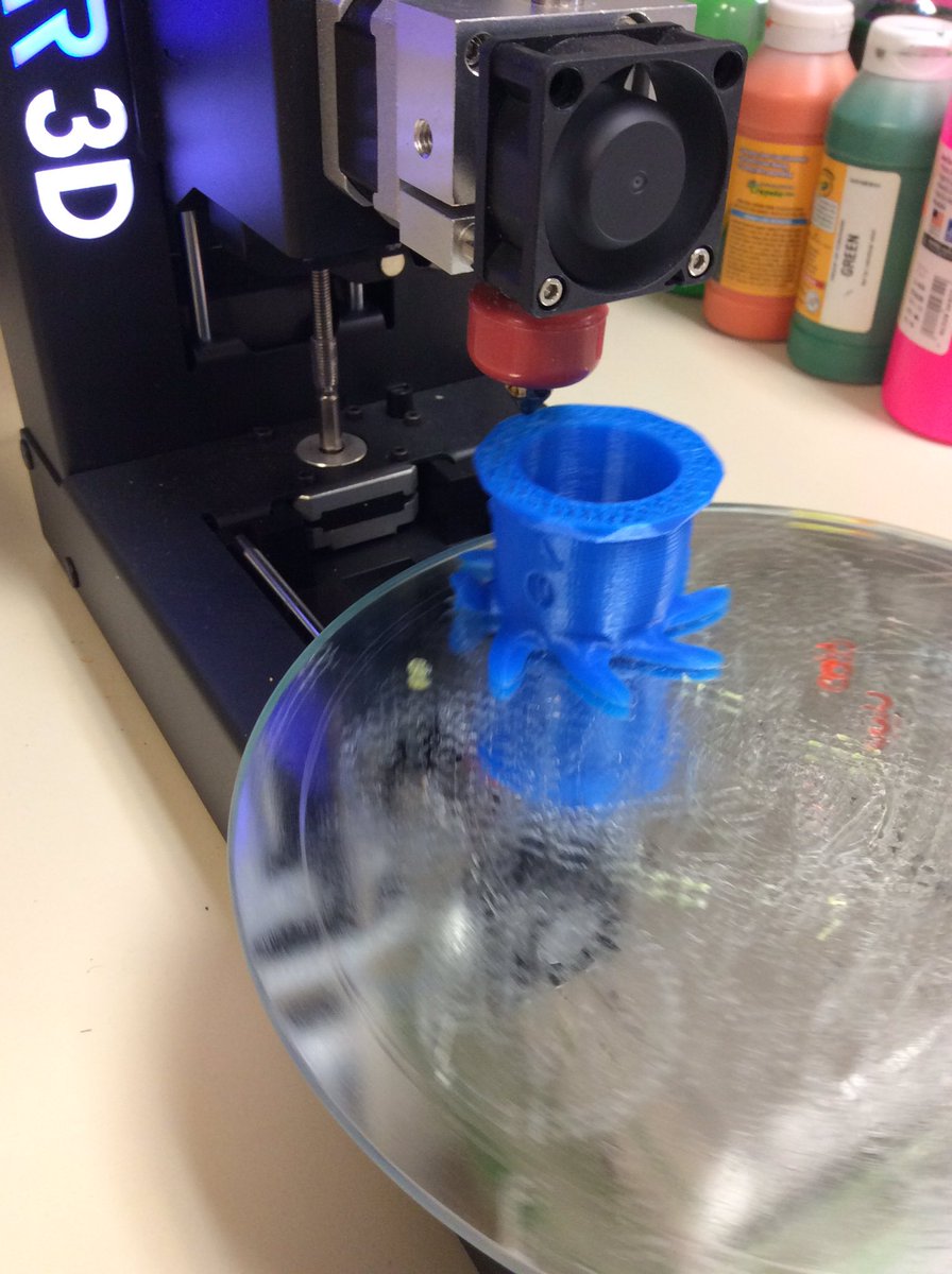 KeepCalmSTEAMon's tweet photo. Yep, quirky and fun, new @EES_Mustangs tool holder is ready to go #STEAM @Polar3D #3Dprintclub https://t.co/d3WxUwHbxL